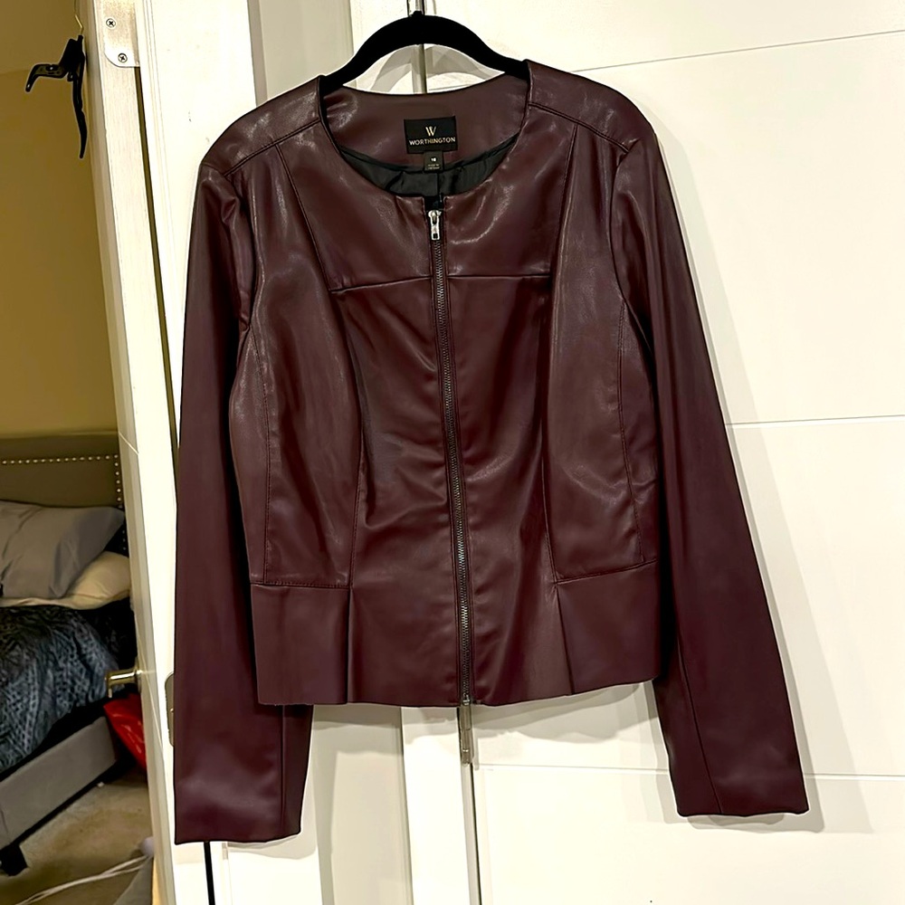 Pleather jacket